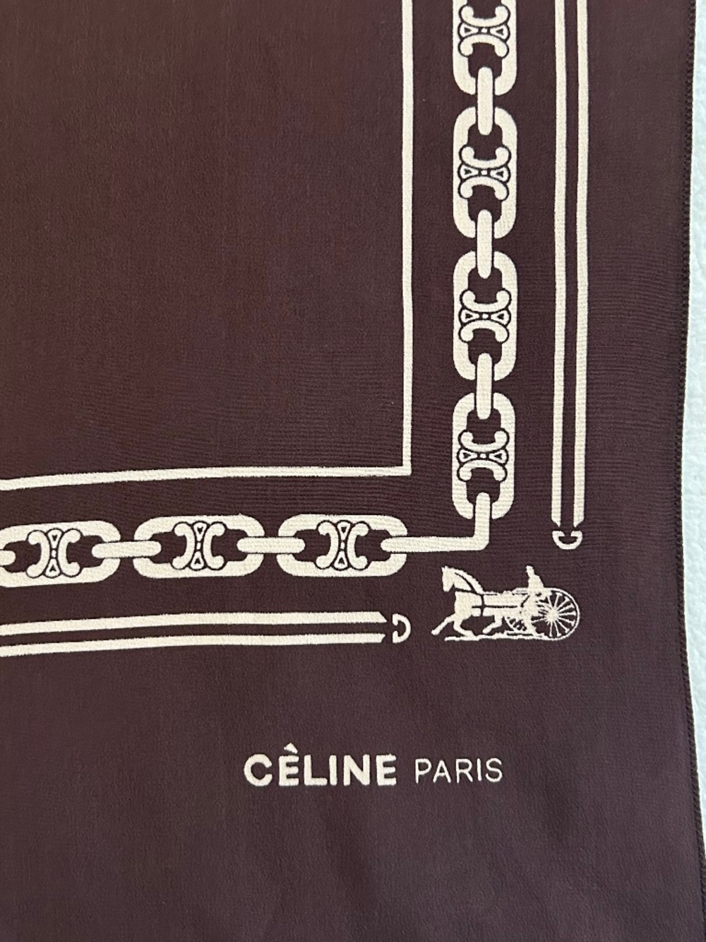 Celine Paris Silk Scarf